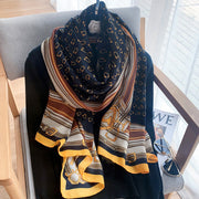 Viscose Printed stirrup stole Wax Colors