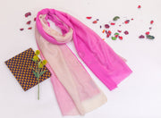Blush Pink Ombre Pashimina Stole WAX COLORS