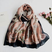 Viscose printed princess pattern stole Wax Colors