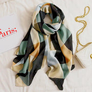 Viscose Printed Stole Wax Colors
